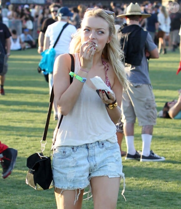 Francesca Eastwood, fille de Clint, à Coachella le 12 avril 2013.