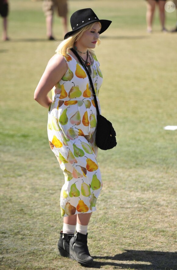 Haley Hasselhoff au festival de Coachella en Californie, le 12 avril 2013.