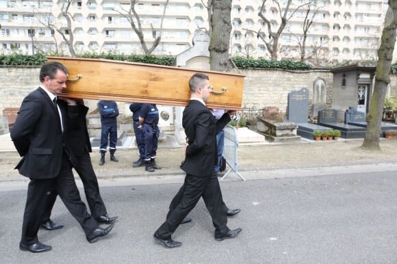 Obsèques d'Antoine Veil au cimetière du Montparnasse à Paris le 15 avril 2013.