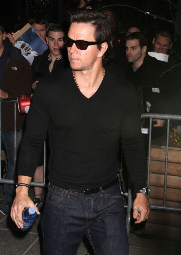Mark Wahlberg arrive à la première du film Pain & Gain à New York, le 15 avril 2013.