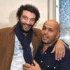 Ramzy Bedia et Eric Judor à la première du film Mohamed Dubois au Gaumont Opéra, Paris, le 16 avril 2013.