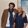 Eric Judor et Ramzy Bédia à la première du film Mohamed Dubois au Gaumont Opéra, Paris, le 16 avril 2013.
