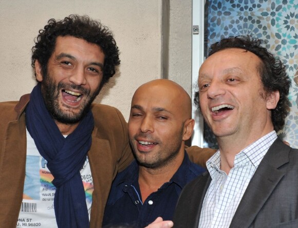 Eric Judor et Ramzy Bédia à la première du film Mohamed Dubois à Paris le 16 avril 2013.