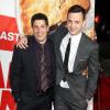 Jason Biggs et Eddie Kaye Thomas à la première de American Pie 4, à Hollywood, le 19 mars 2012.