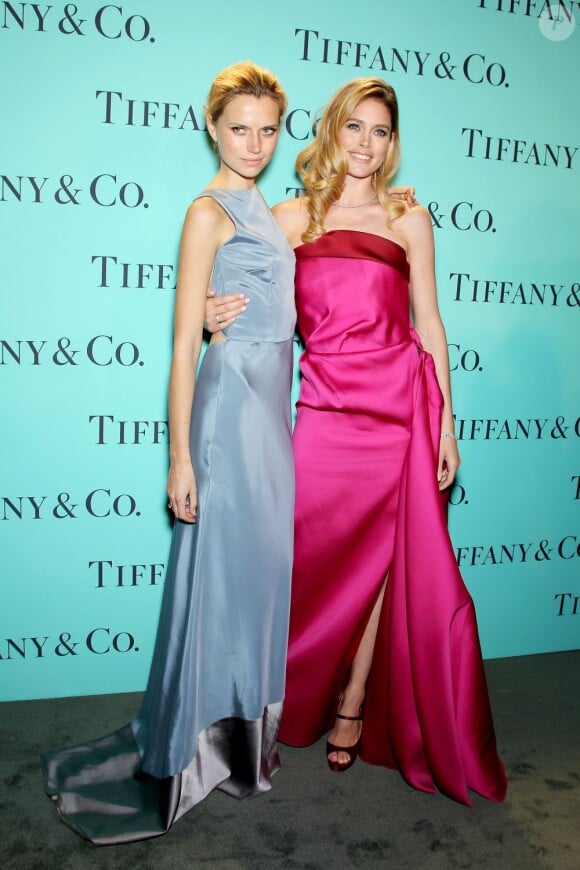 Cato Van Ee et Doutzen Kroes à la soirée Tiffany & Co Blue Book Ball au Rockefeller Center de New York. Le 18 avril 2013.