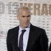 Zinédine Zidane lors de la présentation du match de charité "Corazón classic match" à Madrid, le 18 avril 2013