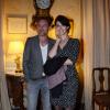 Jean-Paul Rouve et Zabou Breitman lors d'une soirée à l'ambassade de France à Rome le 18 avril 2013 dans le cadre de la manifestation "Rendez-vous avec le nouveau cinéma français"
