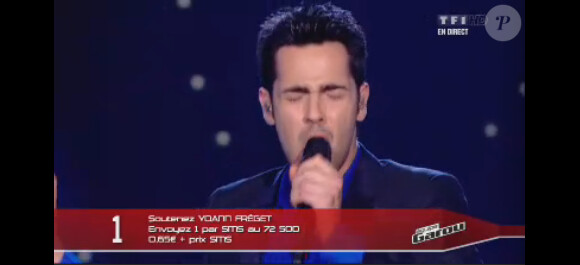 Yohan Fréget dans The Voice 2 le samedi 20 avril 2013 sur TF1