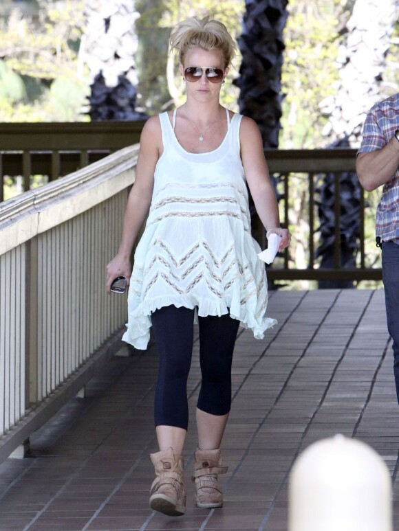 Britney Spears à Los Angeles, le 18 avril 2013.