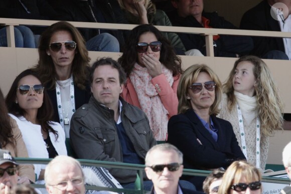 Xisca Perello lors de la finale de tennis du Monte Carlo Rolex Masters 1000 à Monaco le 21 Avril 2013 entre Novak Djokovic et Rafael Nadal