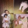 Mariah Carey a posté des photos sur son profil Instagram d'une soirée pyjama avec son mari et ses enfants, le 24 avril 2013.