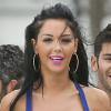 La somptueuse Nabilla et Samir sur le tournage des Anges de la télé-réalité 5 à Miami, le 22 mars 2013