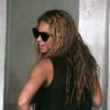 Beyoncé se détend en famille avant son concert au restaurant Septime à Paris. Le 25 avril 2013