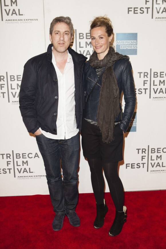 Eric Rochant et Cécile de France à la première de Möbius au Tribeca Film Festival de New York, le 23 avril 2013.
