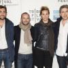 Mathias Rubin, Eric Juherian, Cécile de France et Eric Rochant à la première de Möbius au Tribeca Film Festival de New York, le 23 avril 2013.