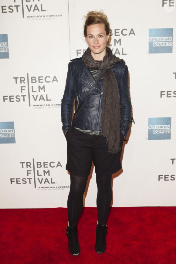 Cécile de France lookée lors de la première de Möbius au Tribeca Film Festival de New York, le 23 avril 2013.