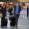 Lea Michele et Cory Monteith arrivent à l'aéroport de Vancouver, le 18 mars 2013.