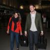 Lea Michele et Cory Monteith à l'aéroport de New York, le 6 mars 2013.