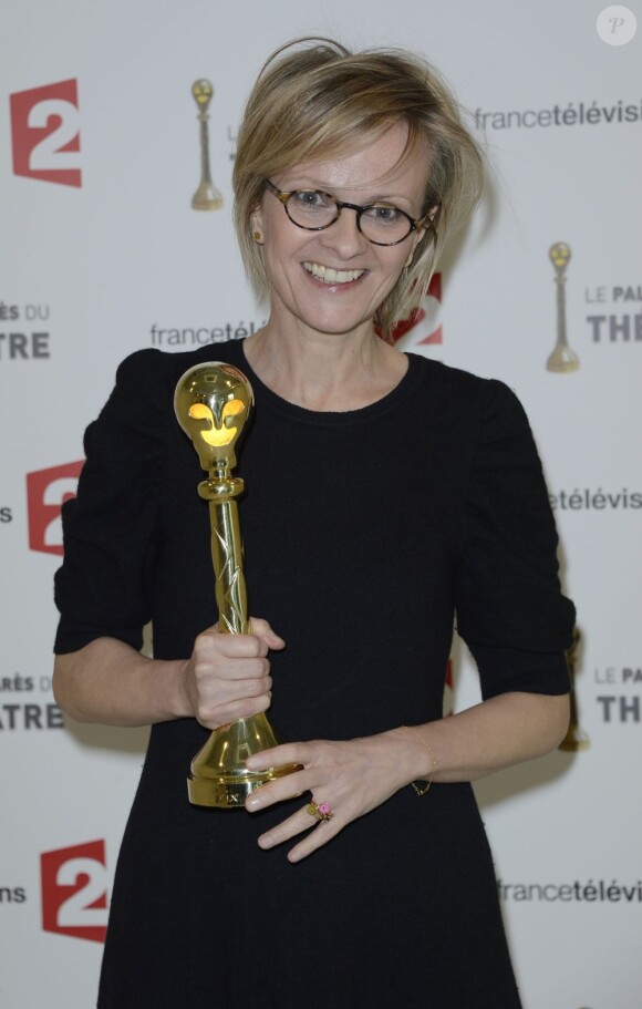 Anne Kessler à la première édition de la cérémonie du Palmarès du théâtre 2013 à la Plaine Saint-Denis, le 28 avril 2013.