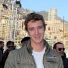 Le jeune Pierre Casiraghi a participé au 16e Rallye de Monte-Carlo à Monaco, le 31 Janvier 2013.