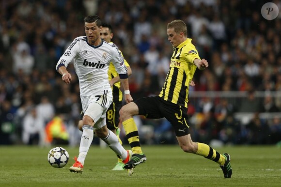 Cristiano Ronaldo et les hommes de José Mourinho, vainqueurs 2-0 du Borussia Dortmund à San Bernabeu le 30 avril 2013, échouent à un but d'une qualification pour la finale, après leur défaite du match aller, 1-4.