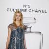 Sigrid Agren à l'exposition "N°5 Culture Chanel" au Palais de Tokyo à Paris le 3 mai 2013. L'exposition "N°5 Culture Chanel" retrace l'histoire et les secrets, jusqu'alors bien gardés, du mythique parfum de la maison Chanel.