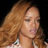 Rihanna, ultra chic en chemisier et jupe Balmain, sortait dîner au restaurant Da Silvano avant de retourner à son hôtel, le Gansevoort. New York, le 8 mai 2013.