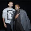 Riccardo Tisci et Kanye West en janvier 2013