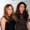 La chanteuse Jennifer Lopez et sa soeur Lynda au Mom+Social Global Summit à New York, le 8 mai 2013.