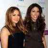 J-Lo et sa soeur Lynda au Mom+Social Global Summit à New York, le 8 mai 2013.