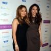 Jennifer Lopez et sa soeur Lynda au Mom+Social Global Summit à New York, le 8 mai 2013.