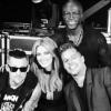 Ricky Martin prend la pose avec ses collègues de The Voice Australie : Seal, Joel Madden et Dela Goodrem. 