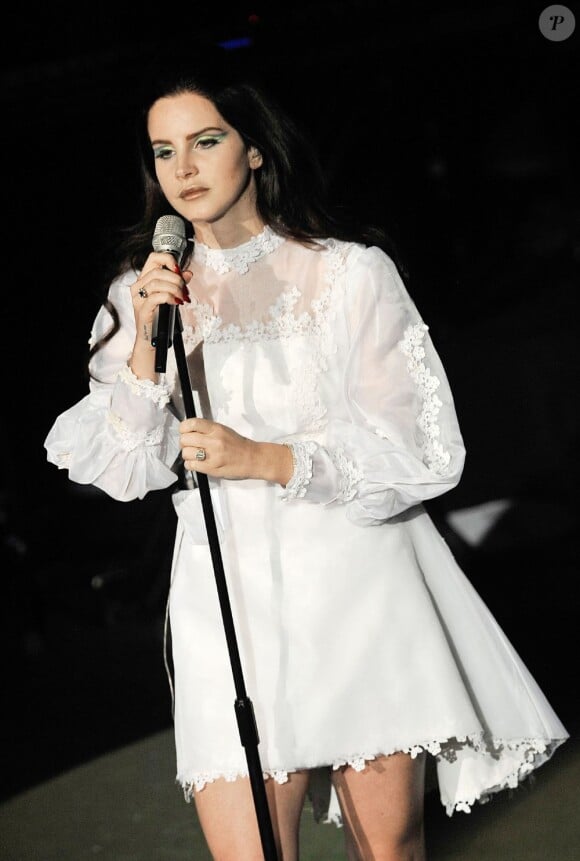 Lana Del Rey en concert à l'Olympia à Paris le 28 avril 2013.