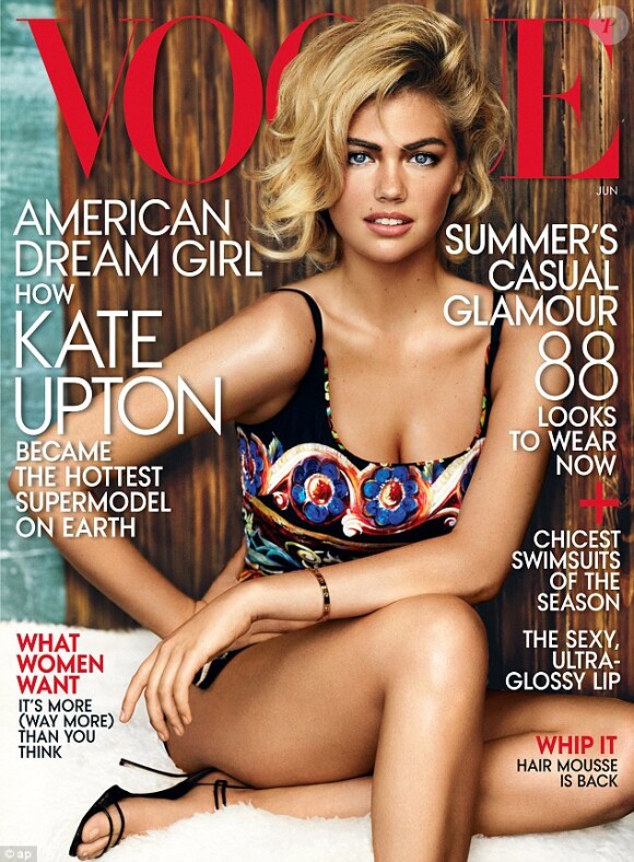 Kate Upton en couverture du Vogue USA