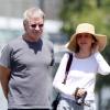 Calista Flockhart et Harrison Ford à Brentwood le 11 mai 2013.
