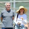 Harrison Ford et la jolie Calista Flockhart à Brentwood, le samedi 11 mai 2013.