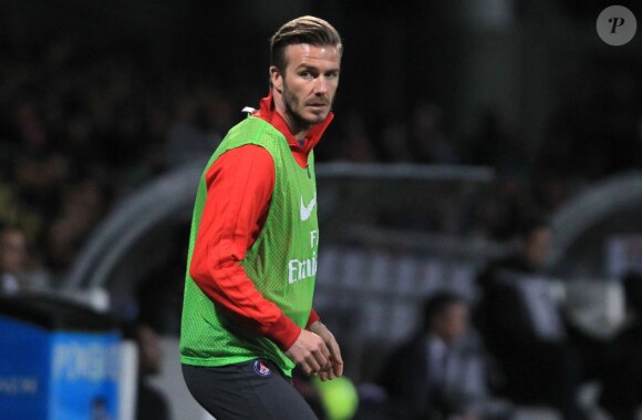 L'équipe du PSG a célébré son titre de champion de France acquis après sa victoire 1-0 sur la pelouse de l'Olympique Lyonnais, le 12 mai 2013 à Lyon