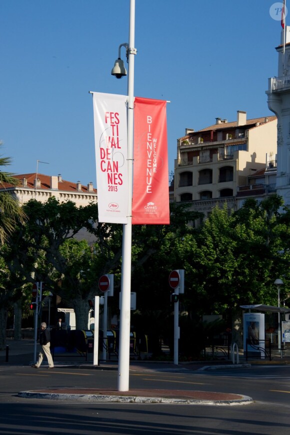 Ambiance avant le festival du film à Cannes General le 13 mai 2013.
