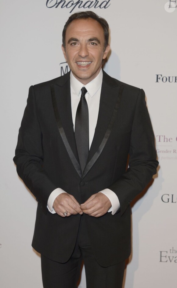 Nikos Aliagas à la 4e édition du Global Gift Gala à l'hôtel George V, dans le 8e arrondissement de Paris, le 13 mai 2013.
