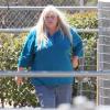Debbie Rowe passe le jour de la Fête des mères seule dans un centre équestre à Palmdale, le 12 mai 2013.