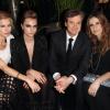 La soirée des Trophées Chopard lors du Festival de Cannes le 17 mai 2013 : Laura Bailey, Cara Delevingne, Colin Firth et Livia Firth