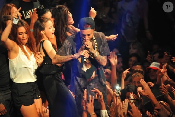 Le chanteur Tyga met le feu au Gotha club durant le 66eme festival de Cannes le 17 mai 2013.