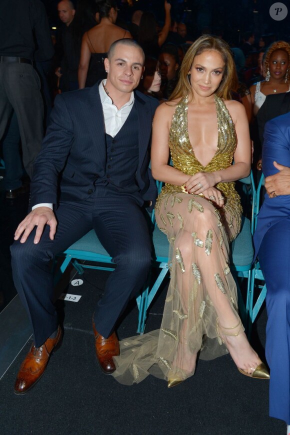 Jennifer Lopez et son petit ami Capser Smart lors des Billboard Music Awards au MGM Grand Garden Arena à Las Vegas, le 19 mai 2013.