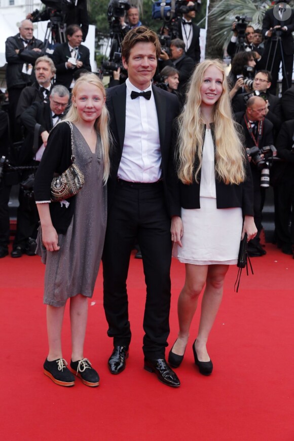Le réalisateur Thomas Vinterberg lors de la montée des marches du Festival de Cannes le 19 mai 2013