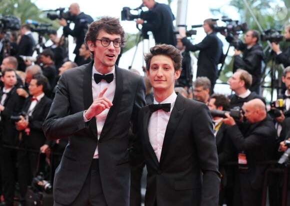 Hugo Gélin et Pierre Niney lors de la montée des marches du Festival de Cannes le 19 mai 2013
