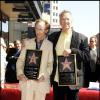 Ray Manzarek, John Densmore et Robby Krieger recoivent une étoile sur le Hollywood Walk of Fame à Hollywood le 1er mars 2007.