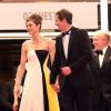 Marion Cotillard et Guillaume Canet pour la descente des marches du film Blood Ties lors du 66e Festival du film de Cannes, le 20 mai 2013.