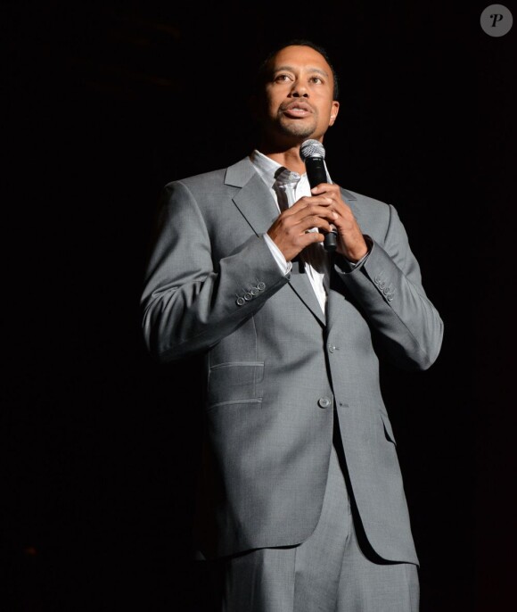 Tiger Woods lors de son 15e Tiger Jam organisé à Las Vegas au légendaire Mandalay Bay le 20 mai 2013