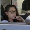 Exclusif - Kristen Stewart en voiture à Los Angeles, le 20 mai 2013.es