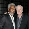 Morgan Freeman et Michael Caine, lors de la soirée du film Insaisissables (Now You See Me) à New York le 21 mai 2013